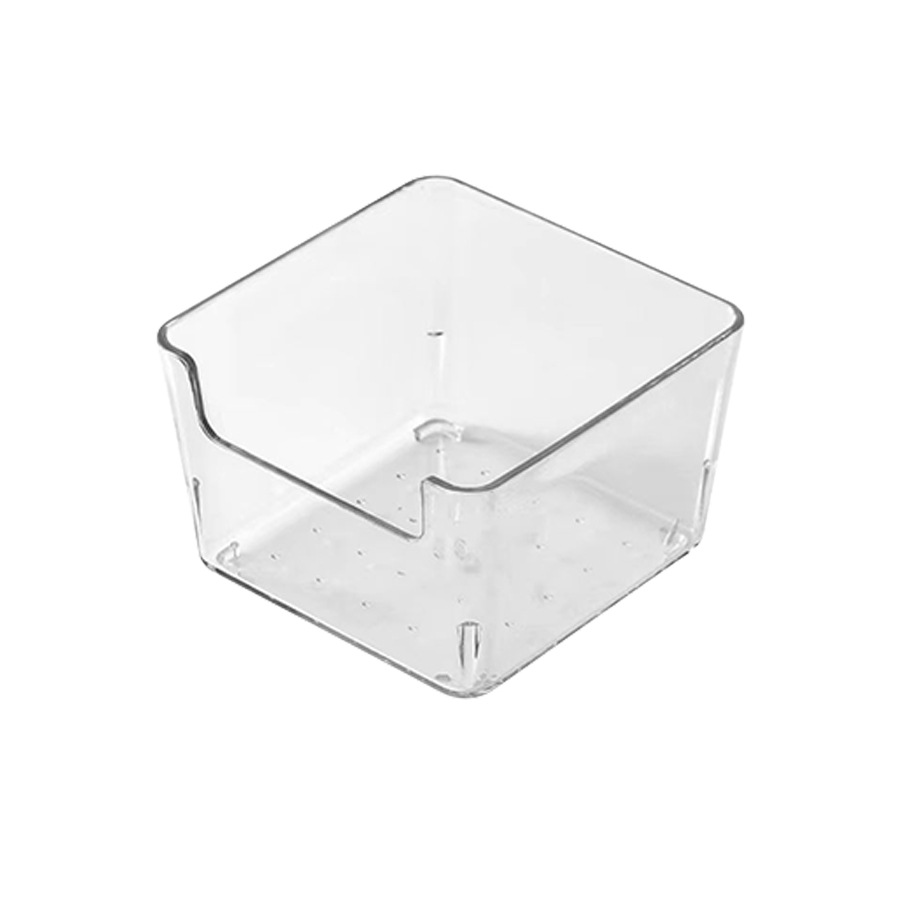 Transparent white small size [square style]