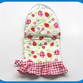 供应 防高温手套 全棉微波炉手套 烤箱烧烤防烫手套 防热手套