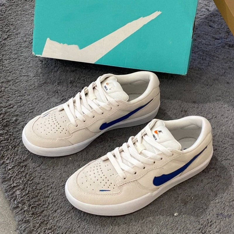 Putian's New Summer Model Force 58 White and Blue Versatile Low-Top Wear-Resistant Men's Casual Sneakers Putian's New Summer Model Force 58 White and Blue Versatile Low-Top Wear-Resistant Men's Casual Sneakers