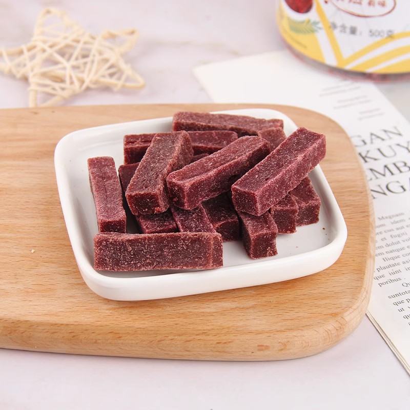 優果先生桑葚山楂條500g/罐原味山楂兒童孕婦開胃酸甜休閒零食