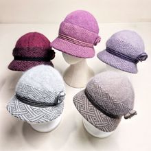 2025女士帽子冬季防寒加厚中老年人保暖帽子兔毛线帽加绒厚妈妈帽