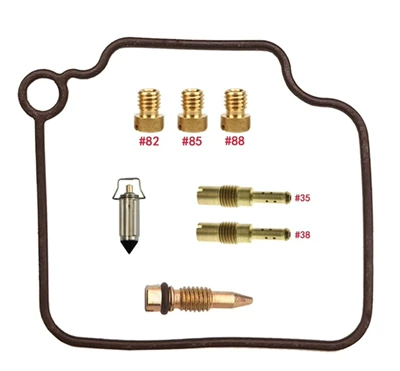 Motorcycle engine and accessories with Pictures 1 Motorcycle - 111-carburetor-repair-kit-for-piaggio-vespa-et4-125-150-leader-1999-2001