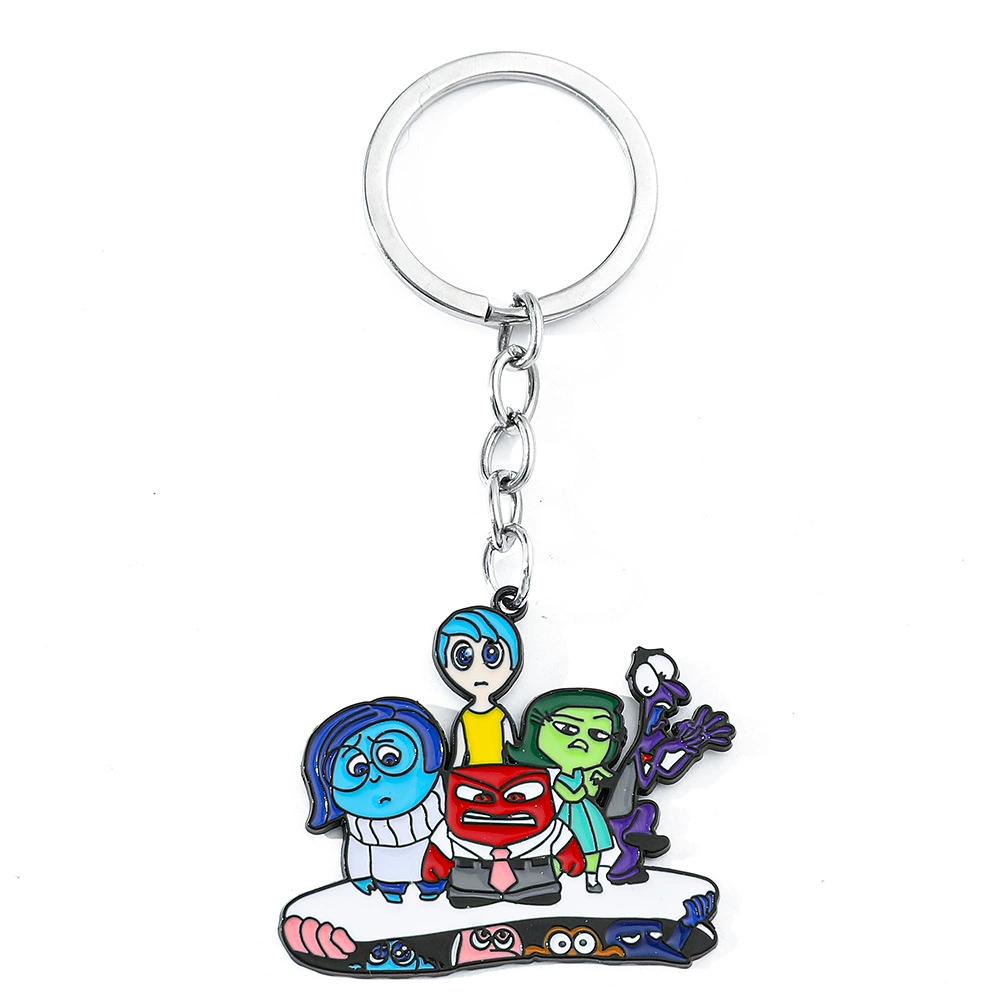 Мультфильм Аниме Inside Out новый мозговой агент команды сплав масло капли подвешенная цепочка ключей