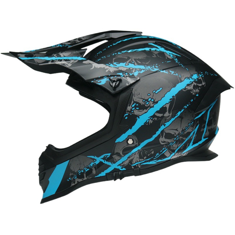 Nuevo off-road tire casco de doble lente carretera tire casco completo motocicleta Larga Distancia unisex Four Seasons universal LVS