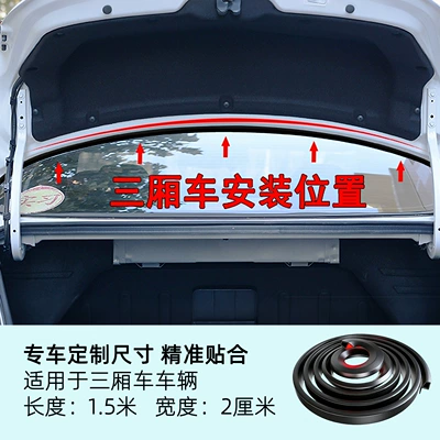 Vehicle Sealing Strip Trunk Lid, Roof Edge - black-trunk-upper-edge-strip-for-sedans-only
