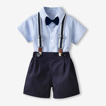 童装男童夏装套装韩版新款中大童夏季短袖洋气儿童衣服薄款网红潮