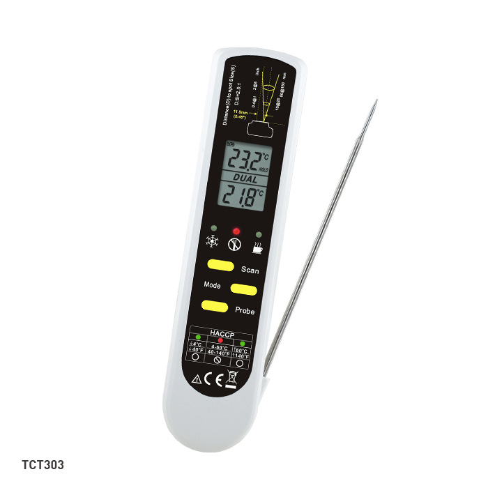 燃太厂家红外测温仪 TCT303温度仪带热电偶探针仪