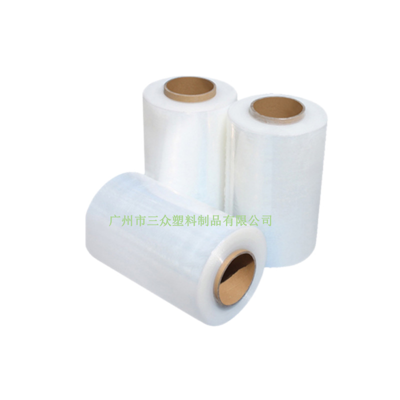 Centro de logística de tabaco personalizado clasificación membrana tabaco PE transporte expreso película retráctil alta transparente película de embalaje exterior