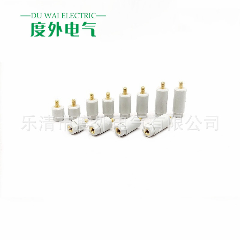 度外白色JYZ绝缘子 新能源隔离柱12 14 20 25 30光伏储能绝缘柱