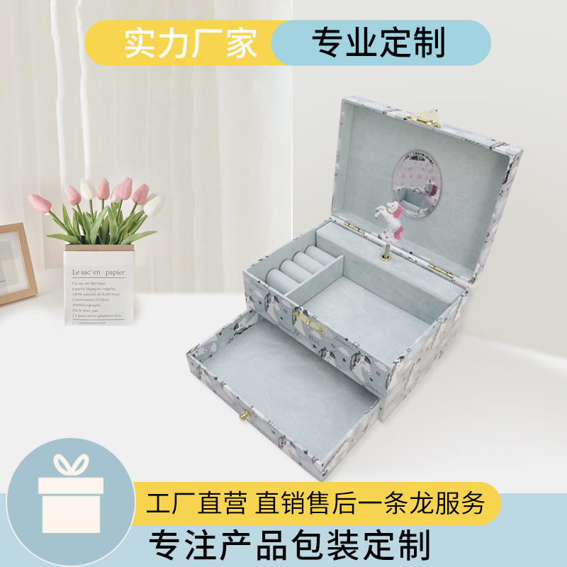 掌柜推荐 优惠首饰盒 珠宝收纳 音乐礼盒源头厂家手工制作