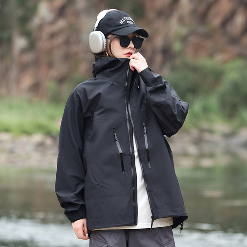 Bird's same style sv alpha beta outdoor jacket seamless glued waterproof and windproof casual sports jacket