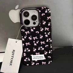 蝶ネクタイ砕花はiphone15/14promax携帯ケース11リンゴ13/11軽贅沢12女xrソフトを適用する
