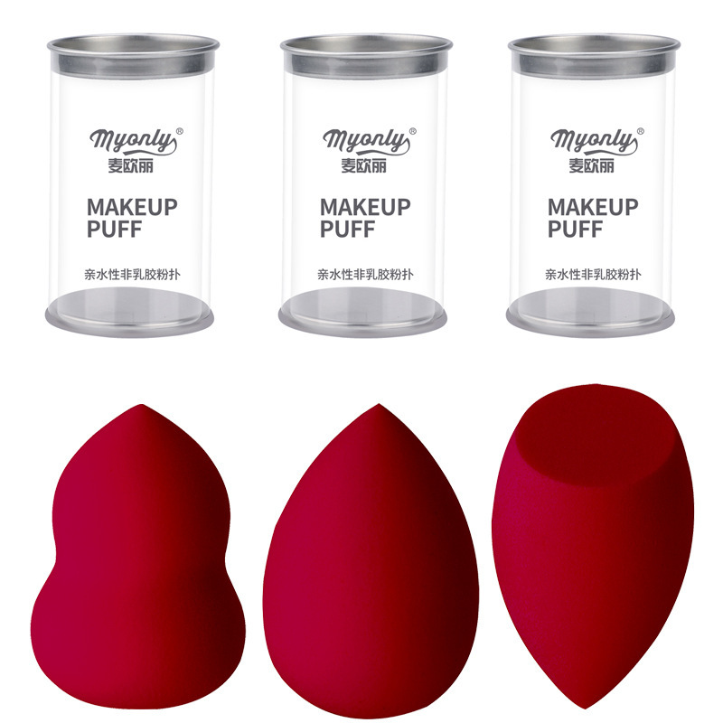 Maioli puff calabaza puff calabaza gota de agua puff maquillaje de huevo esponja puff maquillaje huevo de maquillaje
