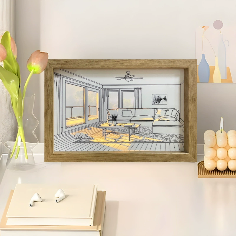 Ночник 520 подарок TikTok лампа для влиятельных лиц украшение кровати живопись лампа для спальни живопись вентилятор для дивана 2030.