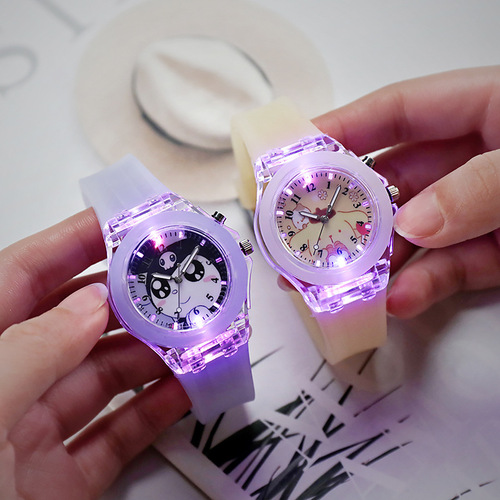 New luminous student and children's watch cute cartoon animal led watch cross-border supply watch wholesale