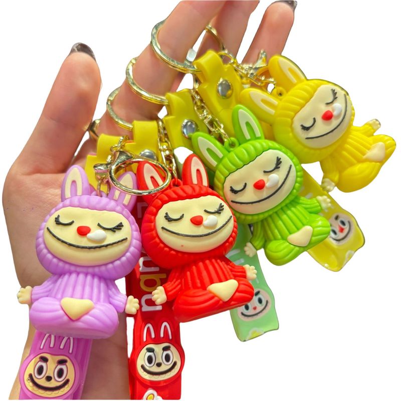 クリエイティブラブブキーホルダーペンダントかわいい装飾品人形バッグペンダントギフトキーチェーン卸売|undefined