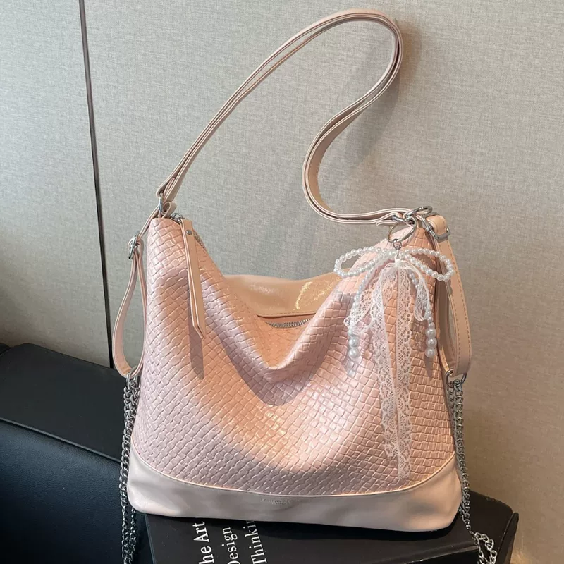 Summer capacious one-shoulder bag, shoulder bag, backpack