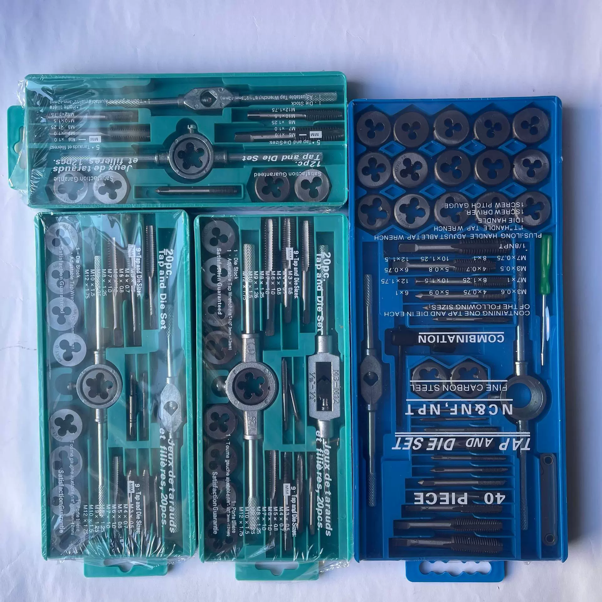 厂家丝攻组合套五金工具手用丝攻扳手板牙绞手公英制丝锥板牙套装