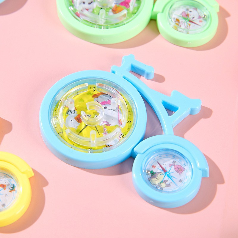 Bicicletas infantiles laberinto juguetes de mano puzzle educación temprana regalo creativo dibujos animados juguetes divertidos al por mayor