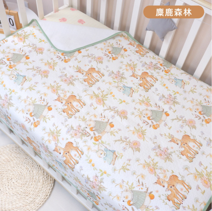 新生儿a类婴儿4层纯棉隔尿垫透气宝宝床垫防水可洗宝宝床单批发|undefined