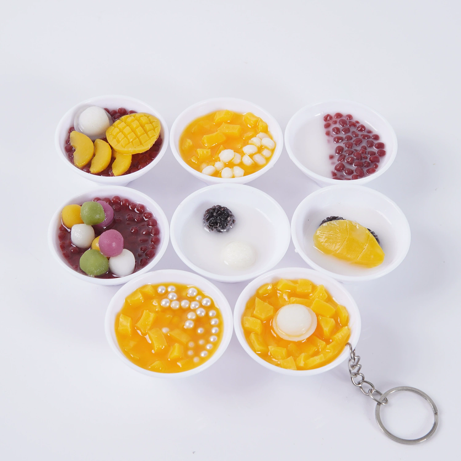 Маленькая реалистичная съедобная игрушка-подвеска, десерт, 5 см