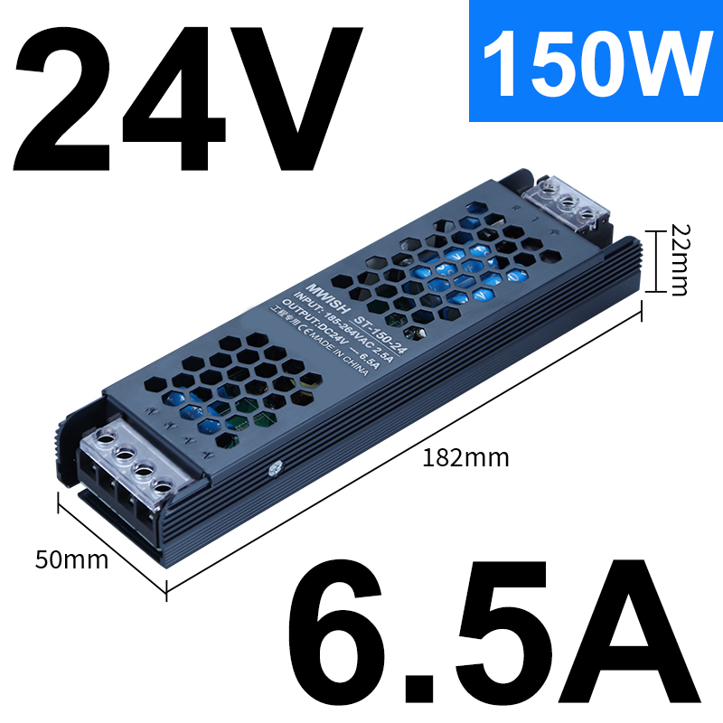 220V a bajo voltaje 12V24V transformador de lámpara Mingwei caja de lámparas de cartón publicitario DC Black King Kong interruptor de alimentación