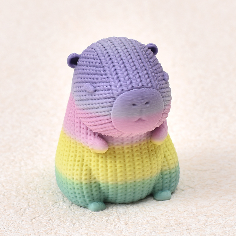 Juguetes impresos en 3D de gran venta transfronterizos, juguetes de animales impresos en 3D, adornos impresos, juguetes impresos en 3D, modelos creativos