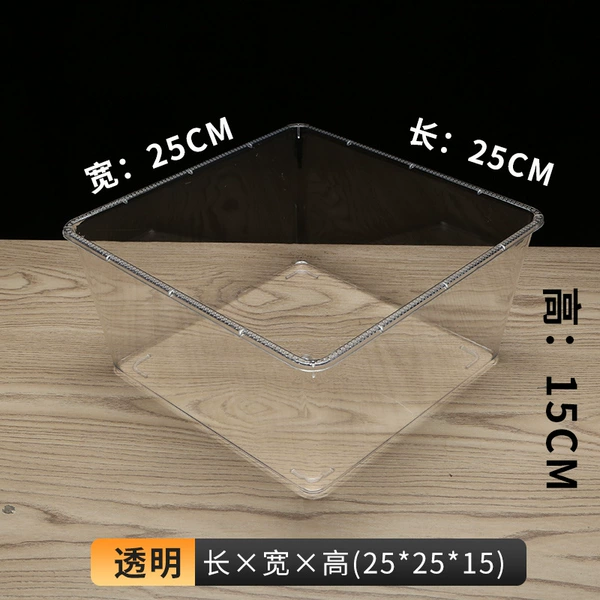 25*25*15 fully transparent (without cover) ✦★