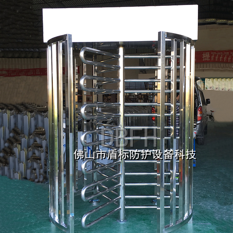 源头厂家供应生产旋转电动门 小区十字通道门 不锈钢全高闸单向门