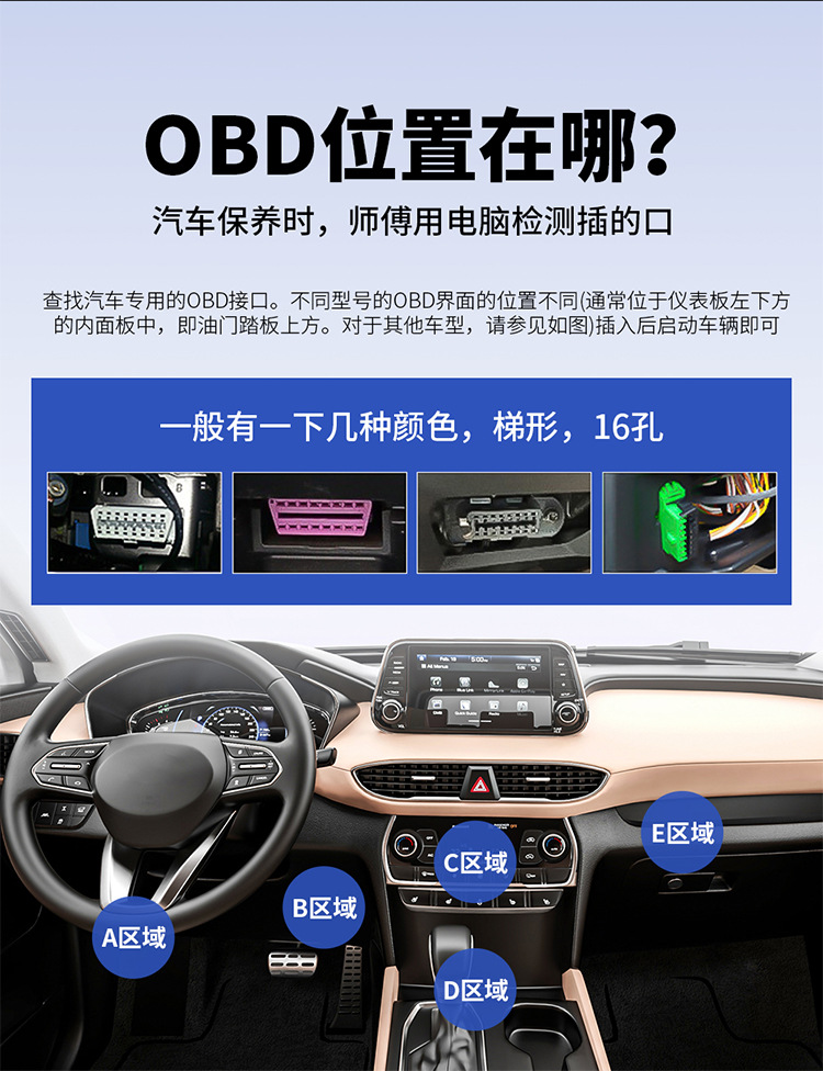 New Car Obd2 Fault Diagnosis Car Tester Universal Fault Code Clearing Diagnostic Tester K1