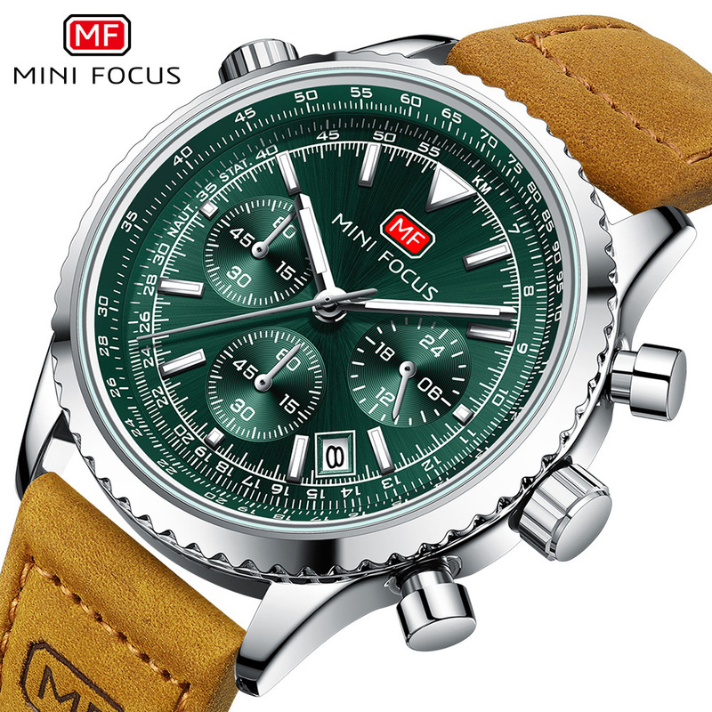 Mini Focus Watch Casual Men's Watch Multi-Function Quartz Watch Aviation Chronograph Men's Watch with 0463g Luminous Mini Focus Watch Casual Men's Watch Multi-Function Quartz Watch Aviation Chronograph Men's Watch with 0463g Luminous