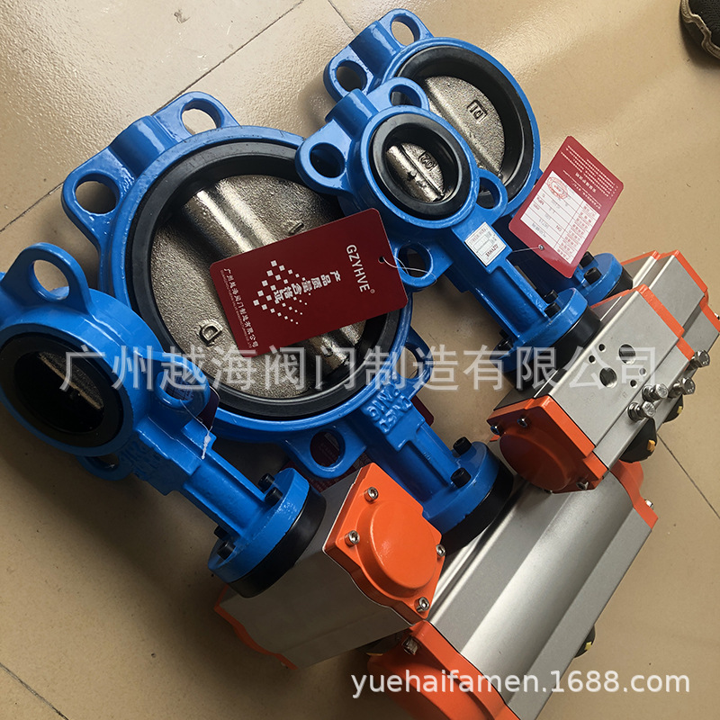 供应丹佛思阀业气动软密封对夹式蝶阀 丹佛思电动不锈钢蝶阀