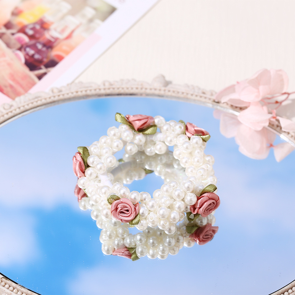 Scrunchies Florales De Moda Con Estampado De Frutas display picture 5