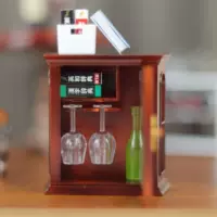 1:12 Микроминиатюрные аксессуары для кукольного дома Симулятор мини-ретро модель подвесного шкафа креативная мебель винный шкаф ювелирные игрушки