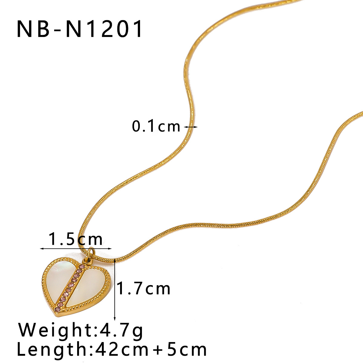 Titanium Steel Material Wholesale Jewelry IG Style Retro Devil's Eye Heart Shape Titanium Steel Plating Pendant Necklace