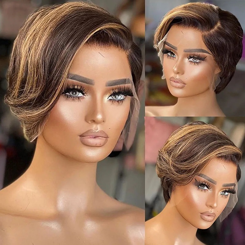 180g Weight Full Head Wigs Wig & Hair Extension Type Wigs Wig Accessories Short Straight Hair Wig Hairstyle Real Hair Hair Material Casual, Street Occasion Women's Gender Elegant, Simple Style Style Women's Elegant Simple Style Casual Street Real Hair Short Straight Hair Wigs 23