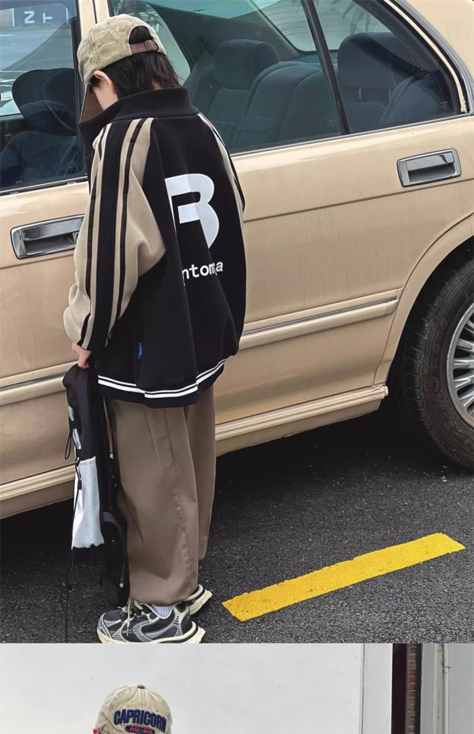 2024 neue lose Frühling und Herbst vielseitige Strickjacke, Mädchen hübscher Hoodie, Baseball-Jacke, trendy_voghion.com