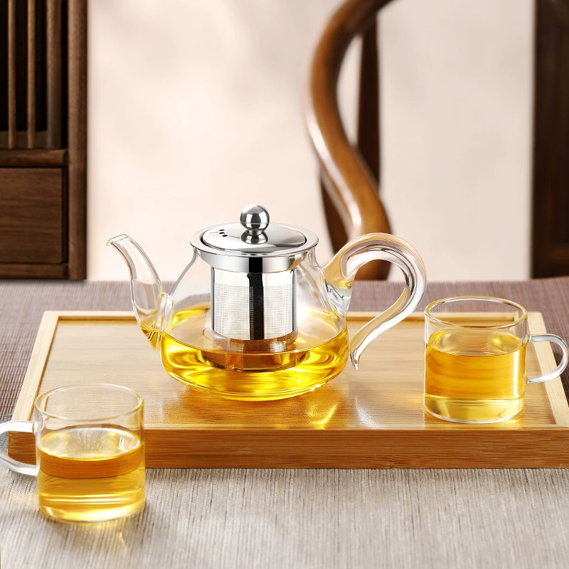 Плита чайник горшок с толстой ручкой свинцовый боросиликатное стекло круглый цветочный Чайник электрическая керамическая плита нагревательный чайник