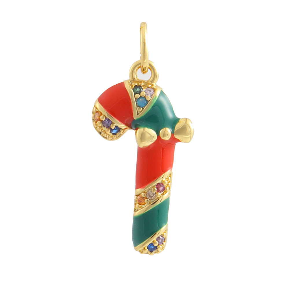 3g Weight Pendant Jewelry Making Type 15 * 22mm Jewelry Making Size Zircon Inlay Material DIY Jewelry Accessories Classification 1 Piece Quantity Copper Material Christmas Festival Christmas Tree, Bell, Snowflake Pattern Inlay Design IG Style Style 1 Piece 15 * 22mm Copper Zircon Christmas Tree Bell Snowflake Pendant 13
