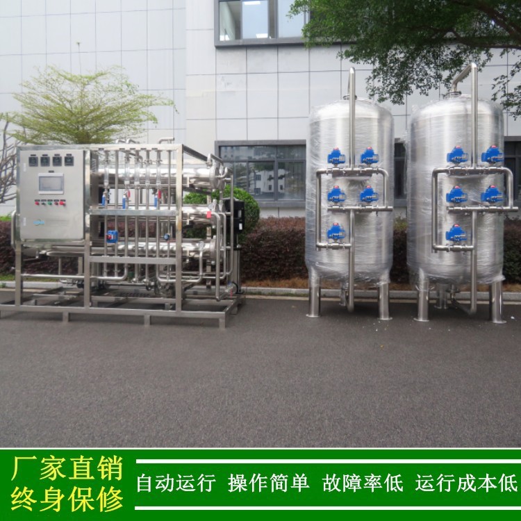 5T/H纯化水系统生物医药用二级反渗透纯净水处理设备生产厂家绿健