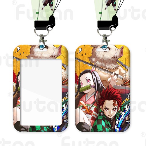 Demon Slayer anime card holder student citizen card bus subway card work permit factory brand access control meal card holder wholesale