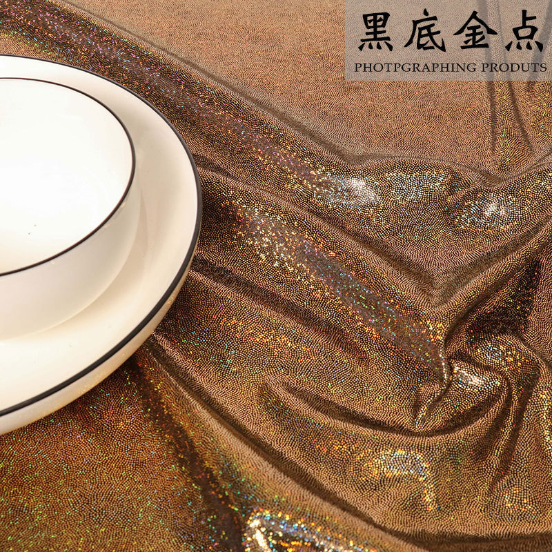 3MM亮片布料面料密网纱乱片婚庆装饰舞台背景布服装面料礼服桌布|undefined