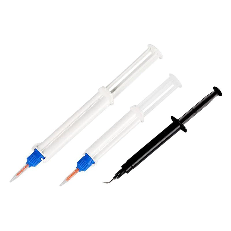 2.5ml 5 мл двойной трубки гель с мешалкой головки для отбеливания зубов Gingival Barrier