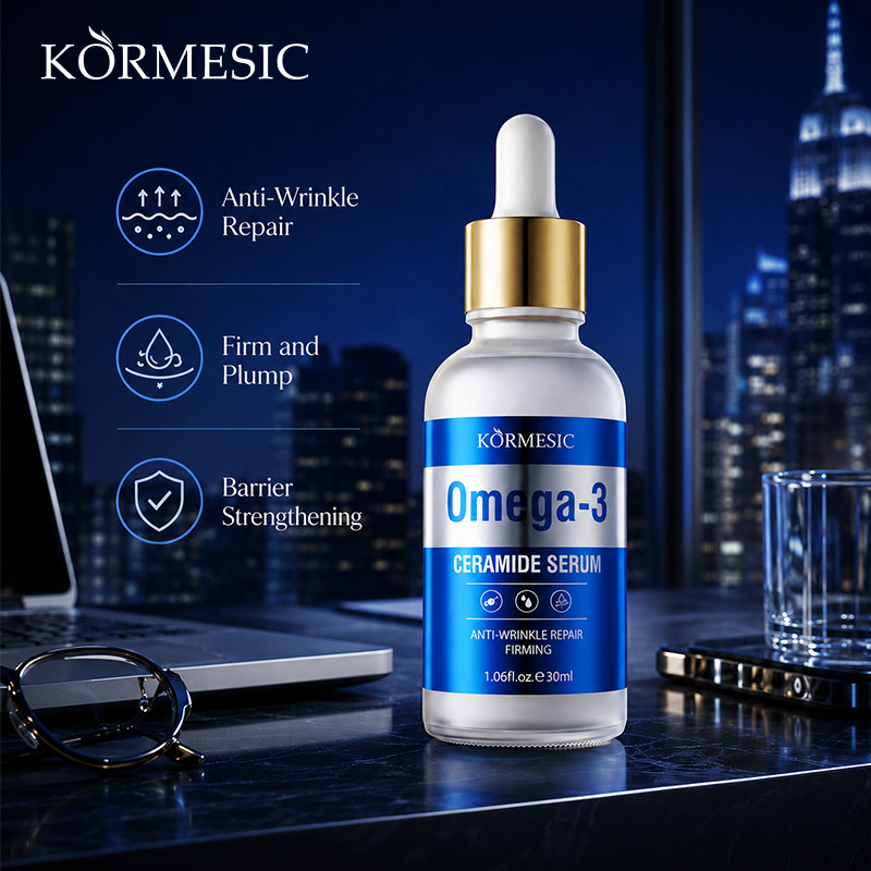 Sérum Facial con Ceramidas y Omega-3 Hidratante y Reparador para Cuidado Facial