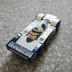 MOC積み木小型自動車組立レーシングスポーツカー模型玩具少年知育活動プレゼント232PCS