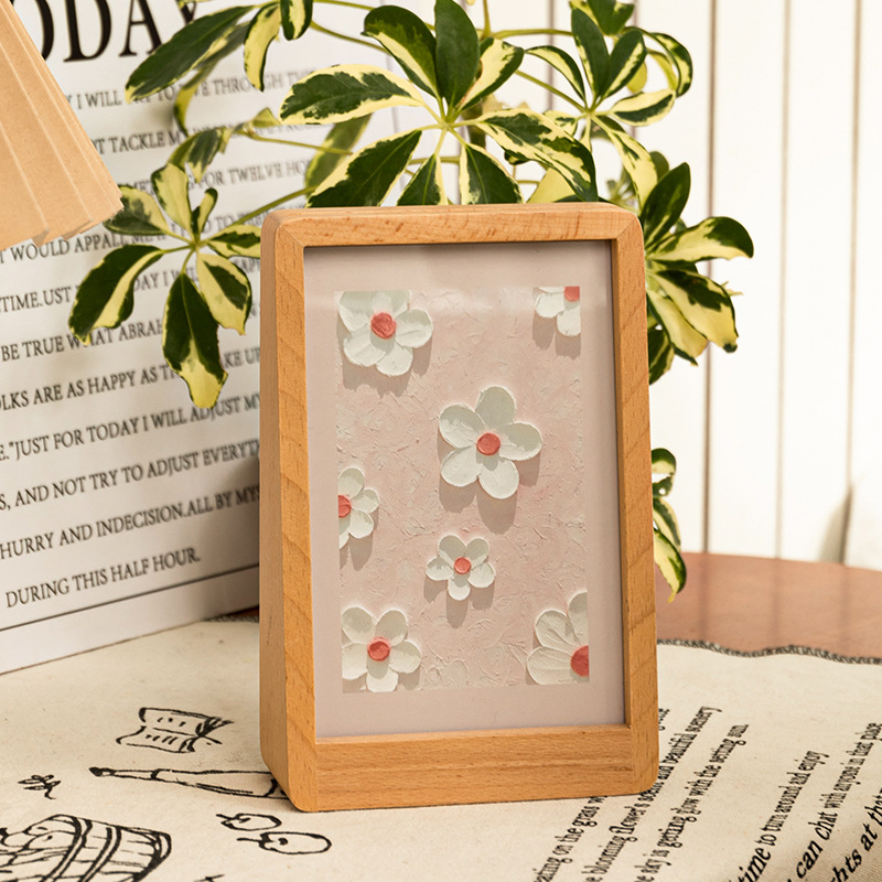 台形アクリル両面透明型枠は写真を洗って振り子を作ってdiy表装枠展示棚を印刷する