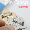 Fashionable brooch from pearl, beads, metal protective underware lapel pin, pin, wholesale