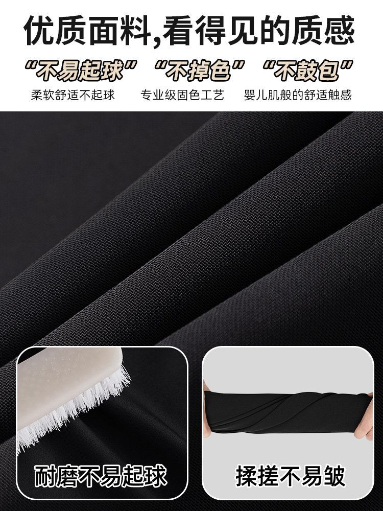 Nuevos pantalones de piernas anchas de estilo chino para mujeres 2026 nuevos pantalones de traje de verano delgados de alta calidad, pantalones casuales verticales
