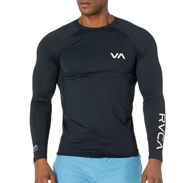 RVCA diving suit men's outdoor sports sun protection surfing suit long sleeve short sleeve Swimming jacket quick-drying jellyfish suit