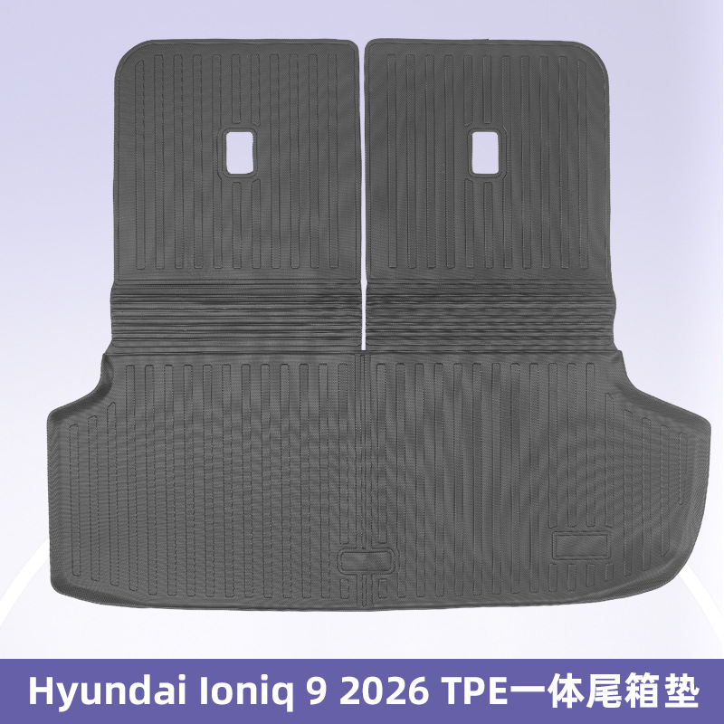 Aplicable a Hyundai lonig 9 2026 3D todo el tiempo TPE almohadilla para los pies almohadilla para el trasero almohadilla para la espalda